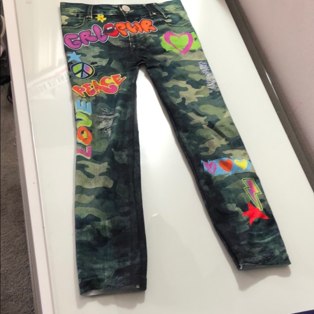patterned jeggings